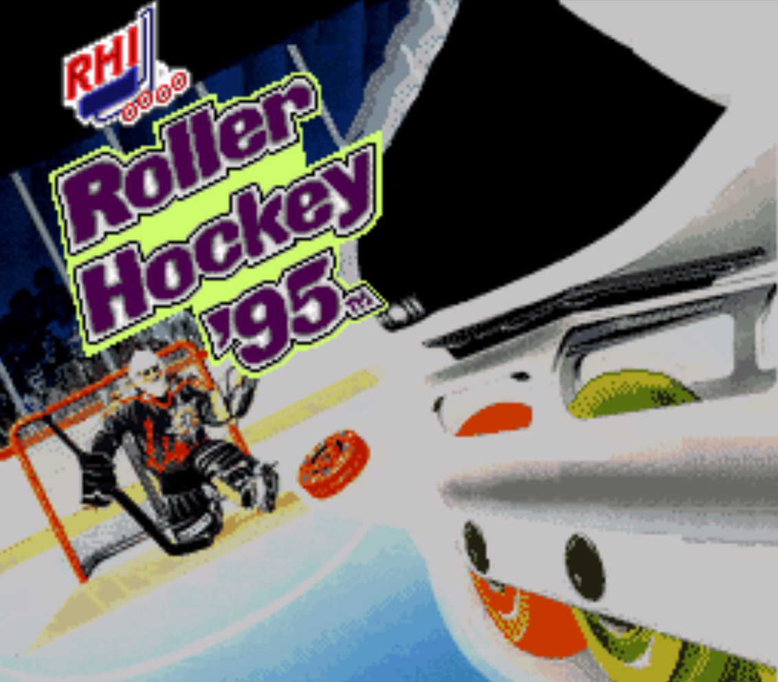 Roller Hockey 95 Title Screen